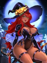 aliciaxlife breasts dark-skinned_female dark_skin female gold_jewelry green_eyes jewelry looking_at_viewer mouse mouse_ears mouse_girl queen rat rat_girl rat_tail red_hair solo solo_female virtual_youtuber vtuber youtuber