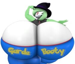 1girls 3d ass_cleavage big_ass bubble_butt female gardevoir huge_ass pokémon_(species) pokemon pokemon_(species) thick_thighs vanessa_(zer0264) wide_hips yukinikkifurry