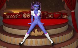 2015 alien alien_girl blue-skinned_female blue_skin clone_wars coruscant female kondaspeter pantoran riyo_chuchi senate_building solo star_wars tied_hair twintails voluptuous