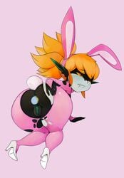 1girls 2017 anal anal_egg_laying anal_sex anus ass big_ass bridal_gauntlets bunny_costume bunny_ears bunny_tail costume easter_bunny easter_bunny_(cosplay) egg egg_laying female humanoid imp imp_midna midna nintendo penetration pussy shortstack solo the_legend_of_zelda thecon twili twilight_princess vagina video_games wide_hips