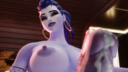 1futa 3d big_balls big_penis blizzard_entertainment cum cum_drip futa_only futanari generalpizza highres naked overwatch overwatch_2 penis solo solo_futa widowmaker