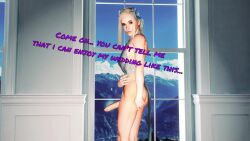 1boy 3d ambush_(trap) animated blonde_hair bride caught caught_in_the_act caught_masturbating dress femboy femboy_bride femboy_focus fit flower flower_in_hair indoors looking_at_viewer male male_only masturbating masturbation moaning muscular muscular_femboy muscular_male partially_clothed pj-jp sideboob sidepec skimpy skimpy_clothes solo solo_femboy solo_focus solo_male sound tagme teasing text video wedding wedding_dress