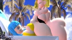 2futas 3d 3d_animation android_18 animated balls beach beach_sex big_breasts big_penis blonde_hair blue_hair breasts creampie cum dragon_ball dragon_ball_z erection erection_under_swimsuit full-package_futanari futa_on_futa futa_only futa_with_futa futanari huge_breasts large_breasts large_penis long_hair maron milf mp4 one-piece_swimsuit outdoor outdoor_sex outdoors parody penis sex short_hair silvertilver sling_bikini sound swimsuit testicles thick thick_ass thick_thighs thighs video wide_hips