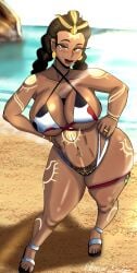 bikini eternalsleeper2 female female_focus female_only illari_(overwatch) latina overwatch overwatch_2