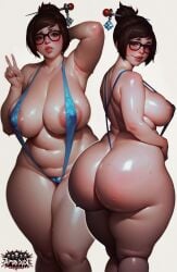 1girls ai_generated aiporndude areola areola_slip areolae areolae_slip armpit armpit_fetish armpits ass bangs bbw belly belly_button blush blush blush_lines blushing_at_viewer breasts brown_eyes brown_hair camel_toe cameltoe curvaceous curves curvy curvy_ass curvy_body curvy_female curvy_figure curvy_hips curvy_thighs dripping embarrassed embarrassed_female female from_behind gigantic_ass gigantic_breasts gigantic_butt gigantic_thighs glasses hair_bun hair_pin hand_behind_head hand_on_hip hand_up huge_ass huge_breasts huge_butt huge_thighs inviting large_ass large_breasts large_butt large_thighs legs lips looking_at_viewer looking_back mei_(overwatch) naughty naughty_face naughty_smile navel nipple_bulge nipples overwatch overwatch_2 peace_sign plump plump_ass plump_breasts plump_butt plump_labia plump_lips plump_thighs plump_vulva pose posing presenting presenting_ass presenting_breasts presenting_butt presenting_hindquarters puffy_nipples seductive seductive_eyes seductive_look seductive_mouth seductive_pose seductive_smile shiny shiny_skin shy skin_tight skindentation sling_bikini slingshot_swimsuit smirk smirking smirking_at_viewer smug smug_face smug_grin smug_smile standing sweat sweating sweaty sweaty_body thick thick_ass thick_butt thick_hips thick_legs thick_lips thick_thighs wet wet_body wet_skin wide_hips