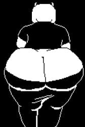 ass_cleavage big_ass bubble_butt female furry huge_ass milf thick_thighs toriel undertale wide_hips yukinikkifurry