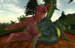 animated big_ass big_breasts big_penis breasts bubble_butt cleavage deathclaw female ferialexonar furry huge_ass huge_breasts huge_cock nipples penis sex tagme thick_thighs video wide_hips