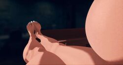 alternate_body_type big_ass big_breasts blizzard_entertainment dark-skinned_female dark_skin elevenendless endlessillusion feet foot_fetish futanari giantess huge_ass huge_breasts overwatch symmetra voluptuous