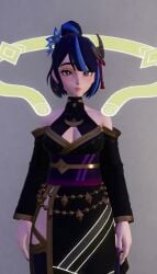 ai_generated big_breasts big_penis blowjob cum cum_in_mouth deepthroat fellatio palworld saya_kurosaki tagme video