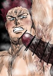 armpit_hair armpits boku_no_hero_academia endeavor_(my_hero_academia) enji_todoroki gay gn3g male male/male male_focus male_only my_hero_academia yaoi