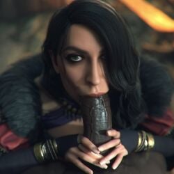 1boy 1girls 3d blowjob dragon's_dogma_(series) dragon's_dogma_2 fellatio female fingernails first_person_view huge_cock leeterr light-skinned_female light-skinned_male light_skin male male_pov oral oral_penetration oral_sex penis pov pov_eye_contact pubic_hair submissive sucking sucking_penis vacuum_blowjob vacuum_fellatio vacuum_suck wilhelmina