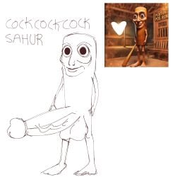 brainrot cock italian_brainrot jachy massive_penis reference_image sketch tung_tung_tung_sahur