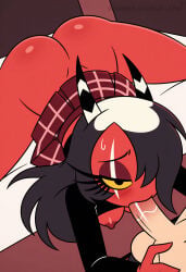 ai_generated blowjob helluva_boss sallie_may_(helluva_boss) waifuchefcivitai