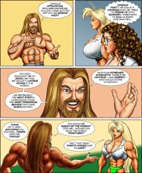 breasts dcmatthews female male muscles muscular muscular_female muscular_male