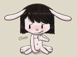 1girls anthro blush breasts cub elinor_rabbit elinor_wonders_why female female_only fingering fingering_pussy fingering_self furry lagomorph masturbation nipples nude polygon5 pussy rabbit small_breasts solo teeth young