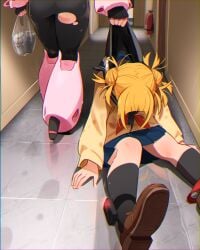 2025 2girls ankle_monitor beer big_ass blonde_hair boku_no_hero_academia bubble_ass bubble_butt caked_up comedic comedy defeated dragged_away dragging fat_ass fire_extinguisher funny hero_outfit_(mha) heroine himiko_toga imminent_sex khyleri large_ass meme my_hero_academia ochako_uraraka ochako_uraraka_(hero_outfit) panties panties_around_one_leg red_panties school_uniform schoolgirl superhero_costume superheroine thick_ass thick_thighs toga_himiko torn_clothes torn_clothing twitter_link twitter_username uraraka_ochako uraraka_ochako_(hero_outfit) wet