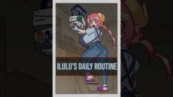 1boy1girl 2d_animation anythinggoes big_ass big_breasts big_penis blowjob comic cumming_in_pussy cumming_inside dragon_girl dragon_maid female forced_blowjob horns ilulu_(dragon_maid) kobayashi-san_chi_no_maidragon male midget nakadashi no_sound no_voice_acting raped_girl sole_female sole_male stomach_bulge stomach_deformation tagme video