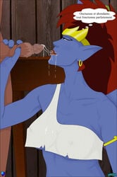 cum demona disney fab3716 female french_text gargoyles male nude penis text translation_request