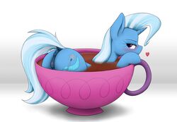 2017 anatomically_correct anatomically_correct_pussy anearbyanimal animal_genitalia animal_pussy anus ass blush cutie_mark dock equine equine_pussy female feral friendship_is_magic hair heart hi_res horn mammal multicolored_hair my_little_pony partially_submerged pussy solo teacup trixie_(mlp) two_tone_hair unicorn