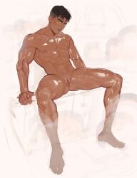 1cuntboy 2025 arcane arcane_jayce athletic athletic_cuntboy bashfulgov black_hair cuntboy cuntboy_only digital_media_(artwork) hairless_pussy jayce_talis muscular muscular_cuntboy naked naked_cuntboy nude nude_cuntboy pussy sauna shaved_pussy solo solo_cuntboy steam stubble tan_body tan_skin vagina wet_body wet_skin white_background