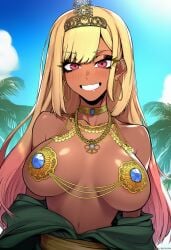 ai_generated alternate_skin_color brazilian brazilian_female feathered_headdress headdress kitagawa_marin race_swap samba self_upload sono_bisque_doll_wa_koi_wo_suru viriai