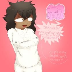 cute gf pj planning pyjamas safe supportive_partner text yuri yuri
