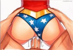1boy 2025 ai_generated artist_name ass crazyfishbones cum female penis pov sex solo_focus straight wonder_woman