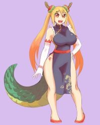 tohru (dragon maid) from miss kobayashi's dragon maid by kailyn