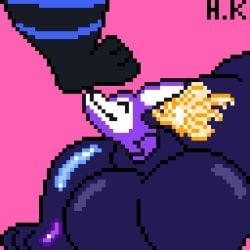 1:1 animal_genitalia animated anthro cock_vore digital_media_(artwork) expansion feral forced genitals group growth hkworks kobold male male/male paws penile penis pixel_(artwork) pushed_down scalie sheath short_playtime smile sound_effects transition trio vore