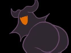 animated anus_peek berryofmalice big_ass deltarune deltarune_chapter_3 eram puckered_anus shadow_mantle tagme visible_anus