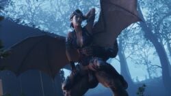 3d ass big_ass big_breasts big_penis breasts female forest general_shao male monster mortal_kombat mortal_kombat_1_(2023) nitara penetration penis sex shao_kahn source_request vampire vampire_girl