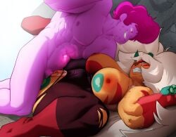 1boy 1girls abs anthro areolae balls bed big_breasts big_hair black_hair blush breasts breasts_out breasts_out_of_clothes cartoon_network chest_jewel clenched_teeth clitoris clothing colored_nipples colored_skin coolerinker corrupted_gem dark_nipples dark_skin duo female forced forehead_jewel freckles gem_(species) genitals green_eyes hair hi_res horns huge_breasts huge_nipples inker_comics inkershike interracial inverted_nipples jasper_(personification) jasper_(steven_universe) large_breasts lipstick_mark long_hair looking_at_another lying male mammal muscle muscular muscular_female muscular_male nipples nude on_back orange_skin outdoors pectorals penis pink_body pink_hair pink_steven purple_skin pussy red_skin sex short_hair smile spread_legs steven steven_quartz_universe steven_universe straight teeth testicles thick_thighs thighs tight_pants topless_male torn_bodysuit torn_clothes uncensored vagina vaginal_penetration white_hair