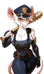 1girls 2d 2d_(artwork) 2d_artwork ai ai_art ai_assisted ai_generated anthro anthro_only background bat big_breasts breasts civitai clothed clothed_female clothes clothing collar curvaceous curvaceous_female curvaceous_figure curves curvy curvy_body curvy_female curvy_figure curvy_hips curvy_thighs female female_focus female_only furry furry_breasts furry_female furry_only furry_tail gloves green_eyes hair huge_breasts looking_at_viewer necklace officer_flint_(foretbwat) police police_hat police_officer police_uniform policewoman rat rat_ears rat_girl rat_tail seductive seductive_body seductive_look seductive_pose seductive_smile sexy sexy_body sexy_pose solo solo_female solo_focus standing stockings tomboy white_background white_body white_fur white_hair white_skin young young_female younger_female