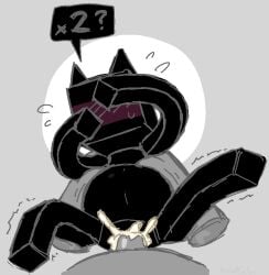 ambiguous_gender ambiguous_penetration being_held belly black_body blush bodily_fluids colored crumb_(vexedcalyx) cube cube_(object) cum digital_drawing_(artwork) digital_media_(artwork) disembodied_hand disembodied_head disembodied_penis erection floating_arms floating_head floating_legs floating_limbs for_a_head furry genital_fluids genitals held_up hiding_face horn humanoid male male/ambiguous male_penetrating not_furry object_head penetration penile penis pregnant pregnant_ambiguous questionable_consent sex shaking shaking_legs shape_head simple_background solo speech_bubble sweat text tremble_spikes trembling vexedcalyx