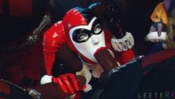 3d 5boys animated balls batman:_arkham_knight batman_(series) blowbang blue_eyes bodysuit cuckold dark-skinned_male dark_skin dc dc_comics facepaint fellatio female gloves handjob harley's_thug harley_quinn harley_quinn_(arkham) harley_quinn_(arkham_knight) harley_quinn_(classic) hood huge_cock interracial joker leeterr male mask no_sound oral penis small_penis small_penis_humiliation source_filmmaker the_joker video