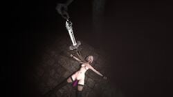 1girls 3d bondage female female_only nier nier:_automata solo tagme yorha_2b