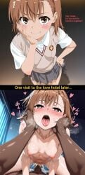 1boy 1girls 2020s 2025 absurd_res adult adult_and_teenager adult_male after_school age_difference ahe_gao ai_generated areolae bare_shoulders bedroom bedroom_eyes blush breasts brown_eyes brown_hair censored collarbone comic completely_nude completely_nude_female completely_nude_male cowgirl_position cowgirl_position dark-skinned_male dark_skin english_text erect_nipples erection faceless faceless_male female female_focus flower grabbing hair_flower hair_ornament haku_(ai_generator) hands_on_another's_face heart heart-shaped_pupils hi_res hips indoors interracial lifted_by_self looking_at_viewer looking_pleasured love_hotel male male/female male_pov matching_hair/eyes mature mature_male medium_breasts miniskirt misaka_mikoto moaning mosaic_censoring muscular muscular_male navel nipples nude nude_female nude_male offering offering_to_viewer older_male older_male_and_younger_female older_on_younger older_penetrating_younger on_back on_bed open_mouth penis pleasure_face pov pussy saliva school_uniform schoolgirl seductive sex short_hair skirt skirt_lift smile smiling_at_viewer stomach straight straight student summer_uniform sweat teenage_girl teenage_pussy teenage_tits teenager teeth thighs to_aru_kagaku_no_railgun to_aru_majutsu_no_index tokiwadai_school_uniform tongue tongue_out vaginal_penetration young young_female younger_female