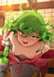 1girls breasts drunk khyleri one-punch_man solo tatsumaki