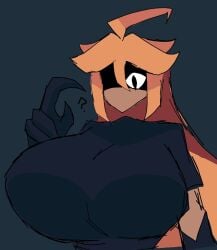 big_breasts big_breasts confused confused_expression confused_face confused_look dangerous_forest eldritch_being eldritch_horror enormous_breasts fen_(kaaatie) fundamental_paper_education huge_boobs huge_breasts massive_boobs massive_breasts massive_tits momiji_(artist) tagme