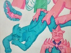 anal_sex anal_sex blitz_radius blix_neko_(artist) blixer blixer_(jsab) buff cock cum cum_inside cumming cyan_(jsab) cyan_(just_shapes_and_beats) cyan_bluman cyan_body cyan_skin cyblitz dick dominant_male fucking gay gay_anal gay_penetration gay_sex gays gaysex holding_partner jsab just_shapes_and_beats male male/male male_dominating_male male_domination male_top male_top_male_bottom naked naked_male nude orgasm penis pink_body pink_cock pink_cum pink_dick pink_skin rubbing rubbing_chest sex size_difference top_male