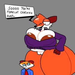 1boy 1girls 2024 brew_dafox_(superiorfox) couple female gravy_dafox_(superiorfox) male meta: mikenoob old_art self_upload tagme