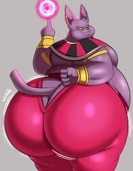 ass_bigger_than_head big_ass big_butt champa dragon_ball dragon_ball_super fat fat_ass fat_butt fat_male feline feline god megacoolbear_(artist) overweight overweight_male