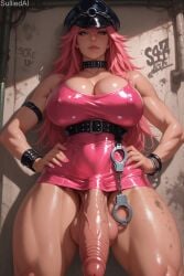 ai_generated futa_only futanari large_ass large_breasts poison_(final_fight) street_fighter sulliedai thick_thighs wide_hips