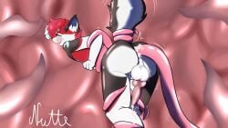 absurd_res anal anal_sex animal_genitalia animal_penis anthro ass canid canine canis fur genitals hair hi_res male mammal nude nutto penetration penis pink_tentacles red_hair sex simple_background smile solo tail tentacle tentacle_in_ass tentacle_in_vagina tentacle_penetration tentacle_sex vaginal_penetration vaginal_penetration wolf