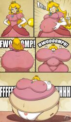 princess peach from mario (series) by cleverfoxman