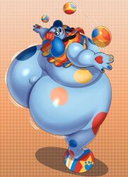 ass_bigger_than_head barnaby_b._beagl_(welcome_home) big_ass big_butt canine canine fat fat_ass fat_butt fat_male juggling megacoolbear_(artist) overweight overweight_male welcome_home welcome_home_(puppet_show)