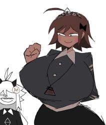 1boy 1female 1girls 1male alice_(fundamental_paper_education) ass big_ass big_breasts breasts bubble_ass bubble_butt clothed demon demon_girl enormous_ass female fundamental_paper_education huge_ass huge_boobs huge_breasts huge_butt huge_thighs large_ass large_butt male massive_ass massive_boobs massive_breasts massive_butt massive_thighs massive_tits momiji_(artist) oliver_(fundamental_paper_education) tagme teasing thicc_thighs thick_thighs wide_hip wide_hipped_female wide_hips wide_thighs