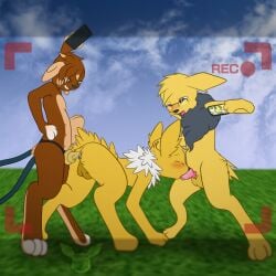 1:1 absurd_res albinoraynedeer alolan_form alolan_raichu anal anal_sex animal_genitalia animal_penis balls bangs bisexual blush bonnie_the_raichu camera canine_genitalia canine_penis cellphone dildo eeveelution electronics fellatio female female_penetrating female_penetrating_male generation_1_pokemon generation_7_pokemon genitals group group_sex hi_res jolteon knot male male/female male/male male_penetrated male_penetrating male_penetrating_male nintendo object_in_ass oral oral_penetration pegging penetration penile penis phone pokemon pokemon_(species) raichu recording regional_form_(pokemon) sex sex_toy sex_toy_in_ass sex_toy_insertion sex_toy_penetration smartphone smile smirk spitroast storm_the_jolteon strapon teats threesome tongue tongue_out toying_partner vulva