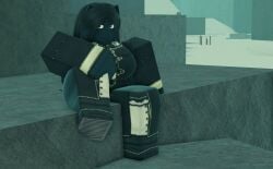 1girls 3d aelita_(deepwoken) big_breasts black_hair breasts cat_ears cat_tail catgirl clothed deepwoken felinor_(deepwoken) female huge_breasts purple_eyes roblox roblox_game robloxian sensicalstuff tagme thick_thighs thighs