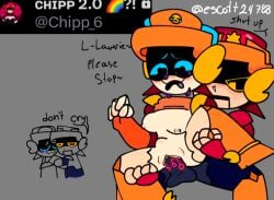 brawl_stars brother_and_sister larry_(brawl_stars) lawrie_(brawl_stars) machine robot robot_boy robot_girl